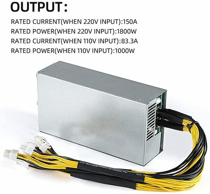 APW7 PSU, Bitmain 1800w - 220v/ 110V - 1000W Power Supply - OnestopMining Shop